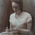 Girl eating