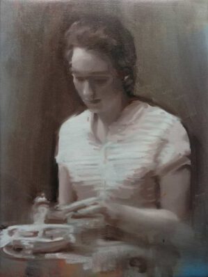 Girl eating