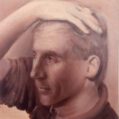 Man holding his head