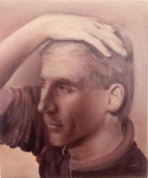 Man holding his head