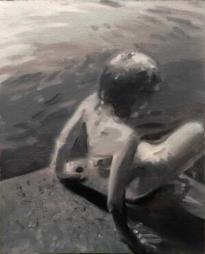 Girl by the water