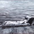 Floating boy