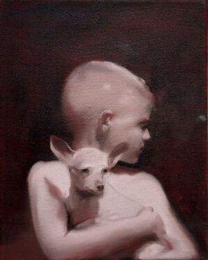 Boy and dog