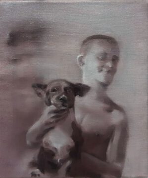 Dog and boy