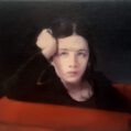 Red sofa