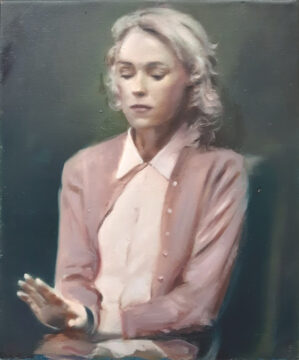 Sitting woman