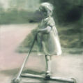 Wheeled girl