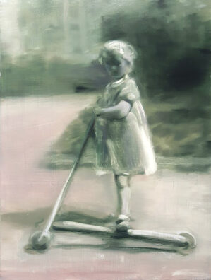 Wheeled girl