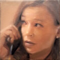 Phoning girl