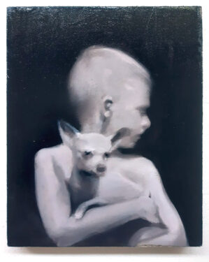 Boy with dog