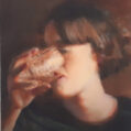 Drinking girl