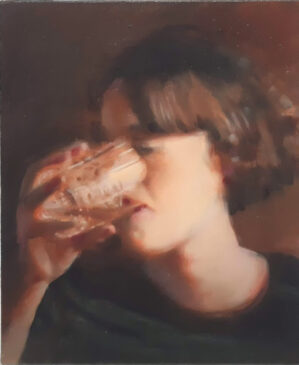 Drinking girl